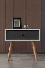 Hanah Home Vita 5102 Blanco y Antracita